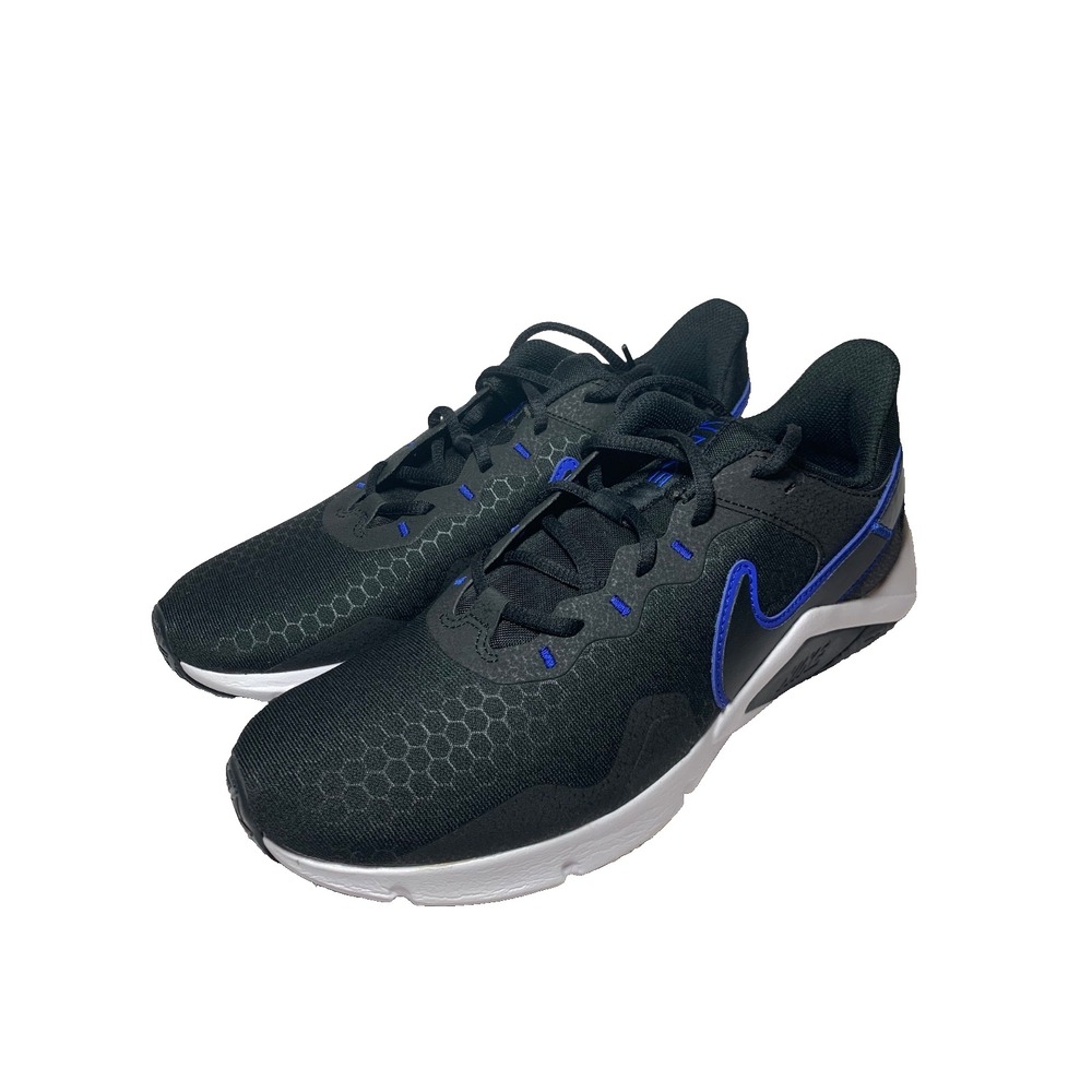 Nike Legend Essential 2 Men's Shoes Black Blue CQ9356 403 Mens Size 10